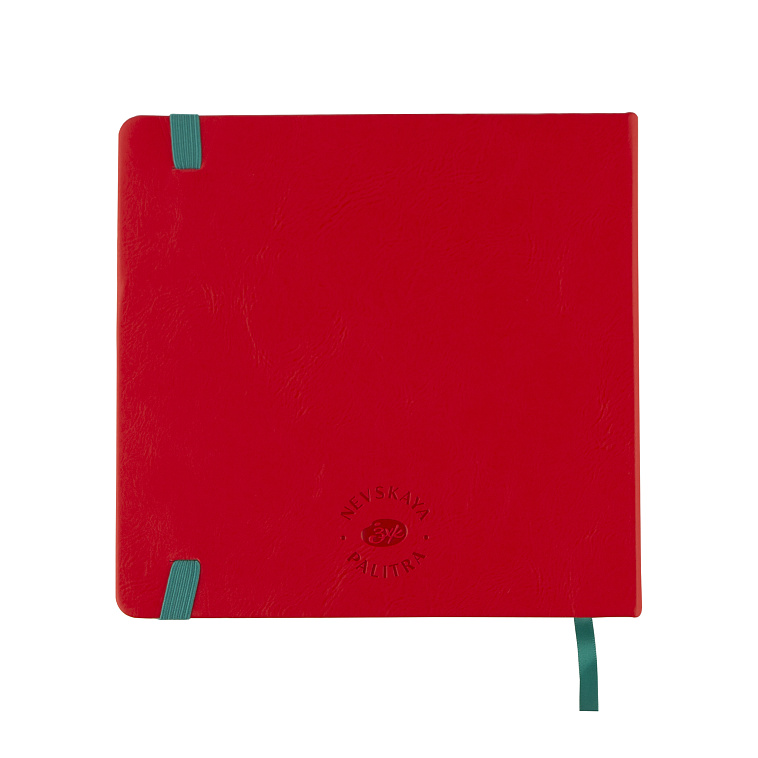 Скетчбук для акварели "Ладога" 18х18 см 20 л 300 г, среднее зерно, синий, хлопок 606x758